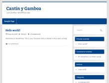 Tablet Screenshot of cantinygamboa.org